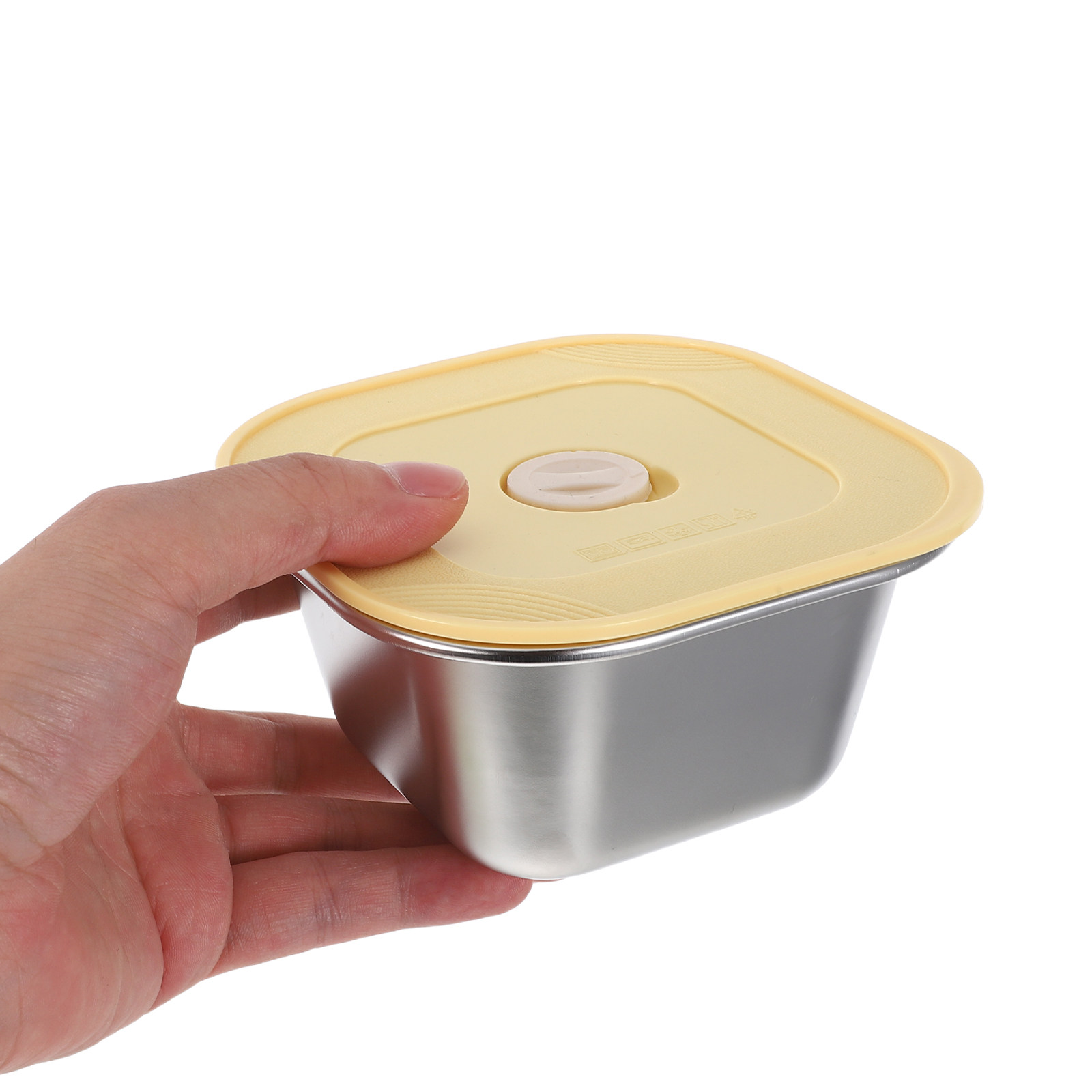 Meal Prep Lunch Boxes - 3Pcs Stainless Steel Snack Containers Stackable