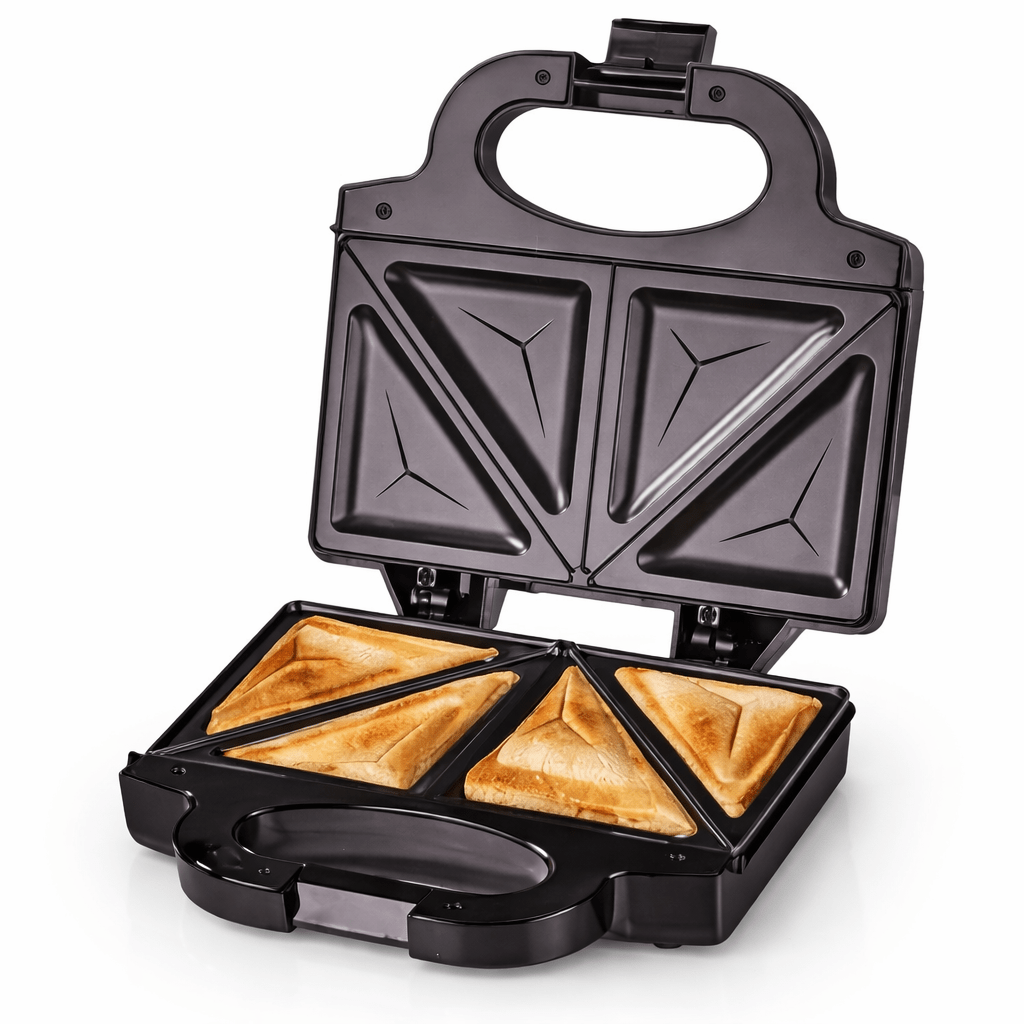 Breakfast Sandwich Press - 2-in-1 750W Fast Heating Sandwich Toaster