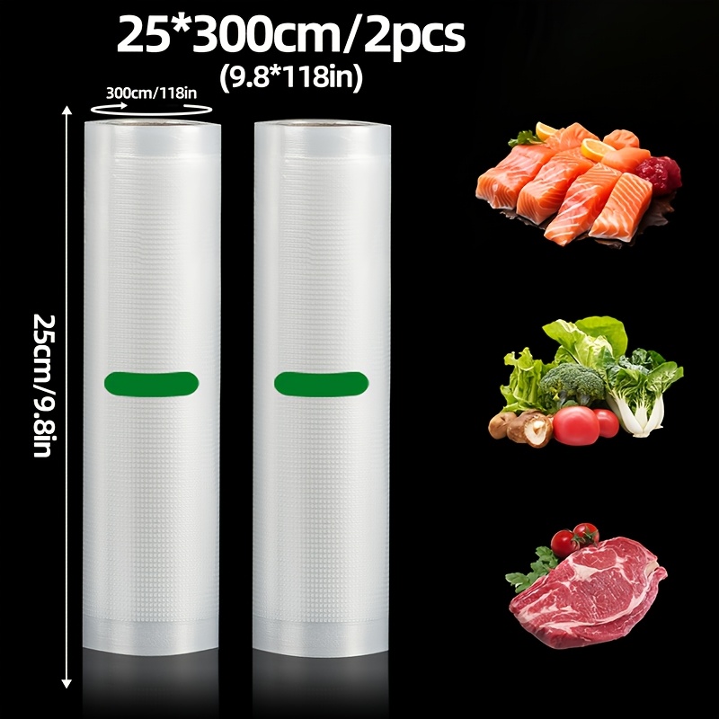 Meal Prep List - 2-Pack 3M Vacuum Sealer Rolls: BPA-Free,