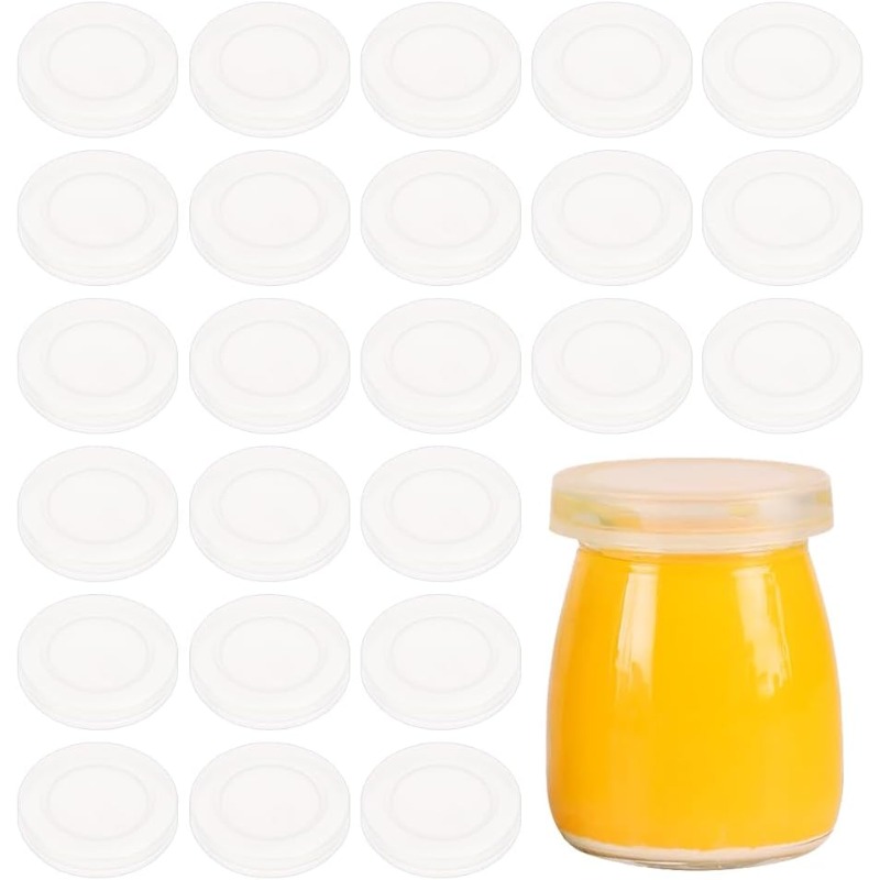 Meal Prep Yogurt - 48 Pcs 2inch Yogurt Jar Lids