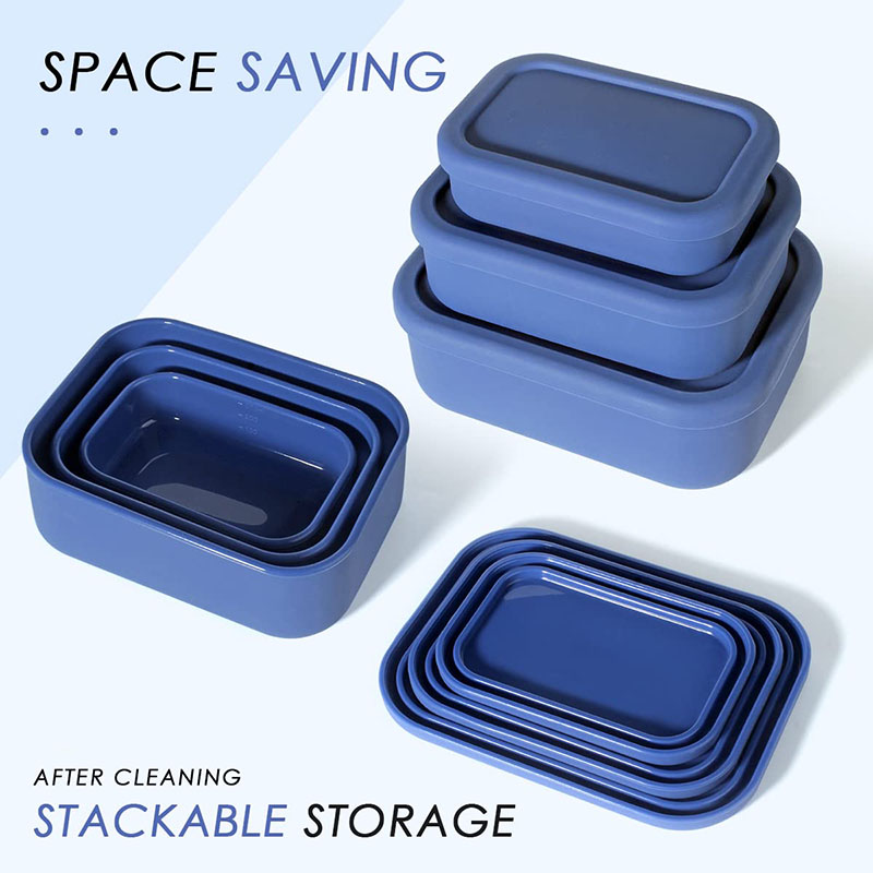 Meal Prep Lunch Boxes - Leak-Resistant Bento Lunch Box Reusable BPA-Free