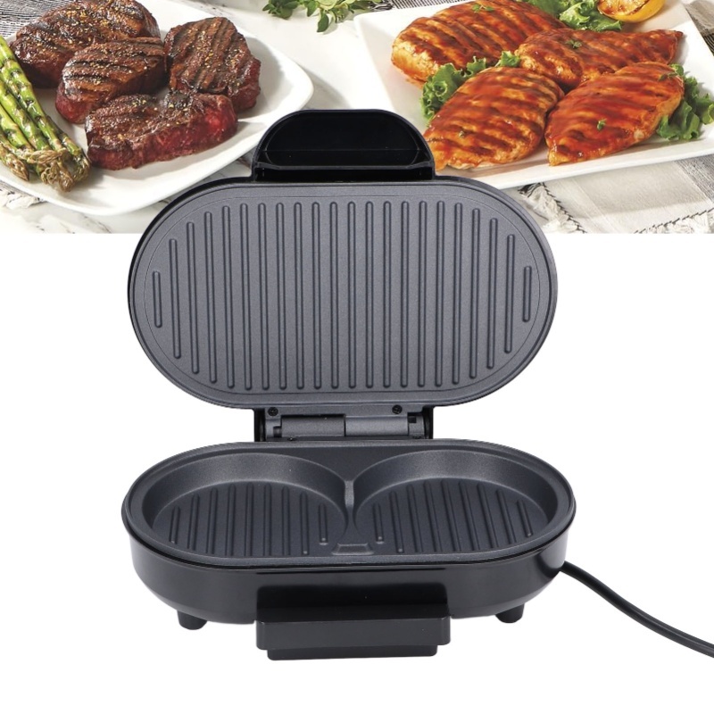 Breakfast Sandwich Press - 750W Electric Steak Grill, Electric Burger