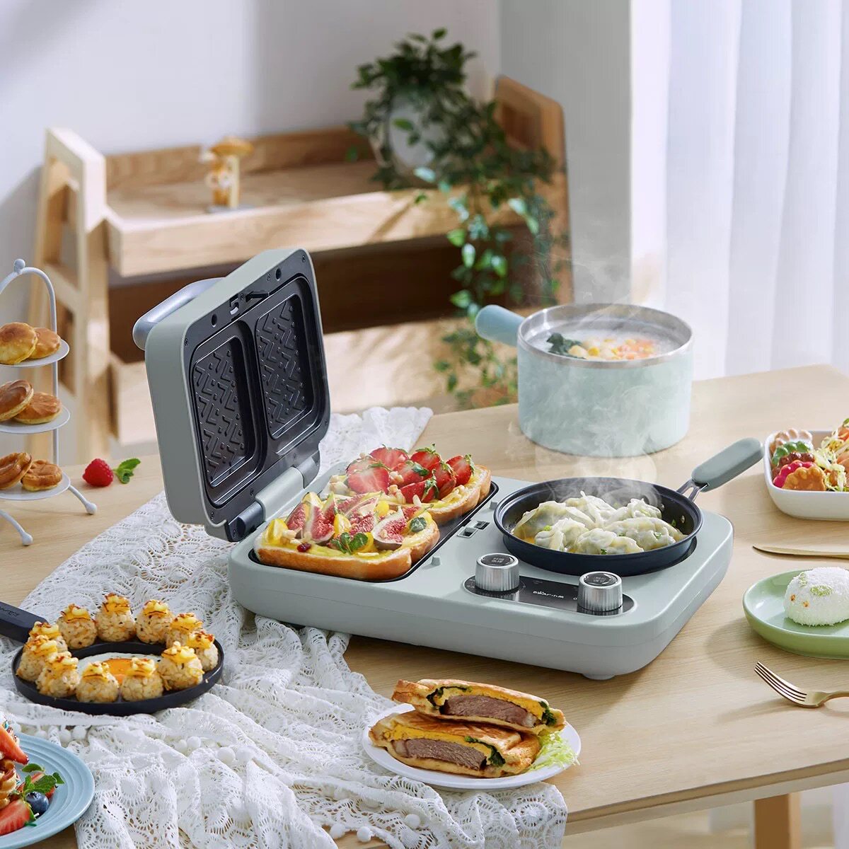 Sandwich Maker Breakfast Machi - Breakfast Sandwich Press 评论和价格