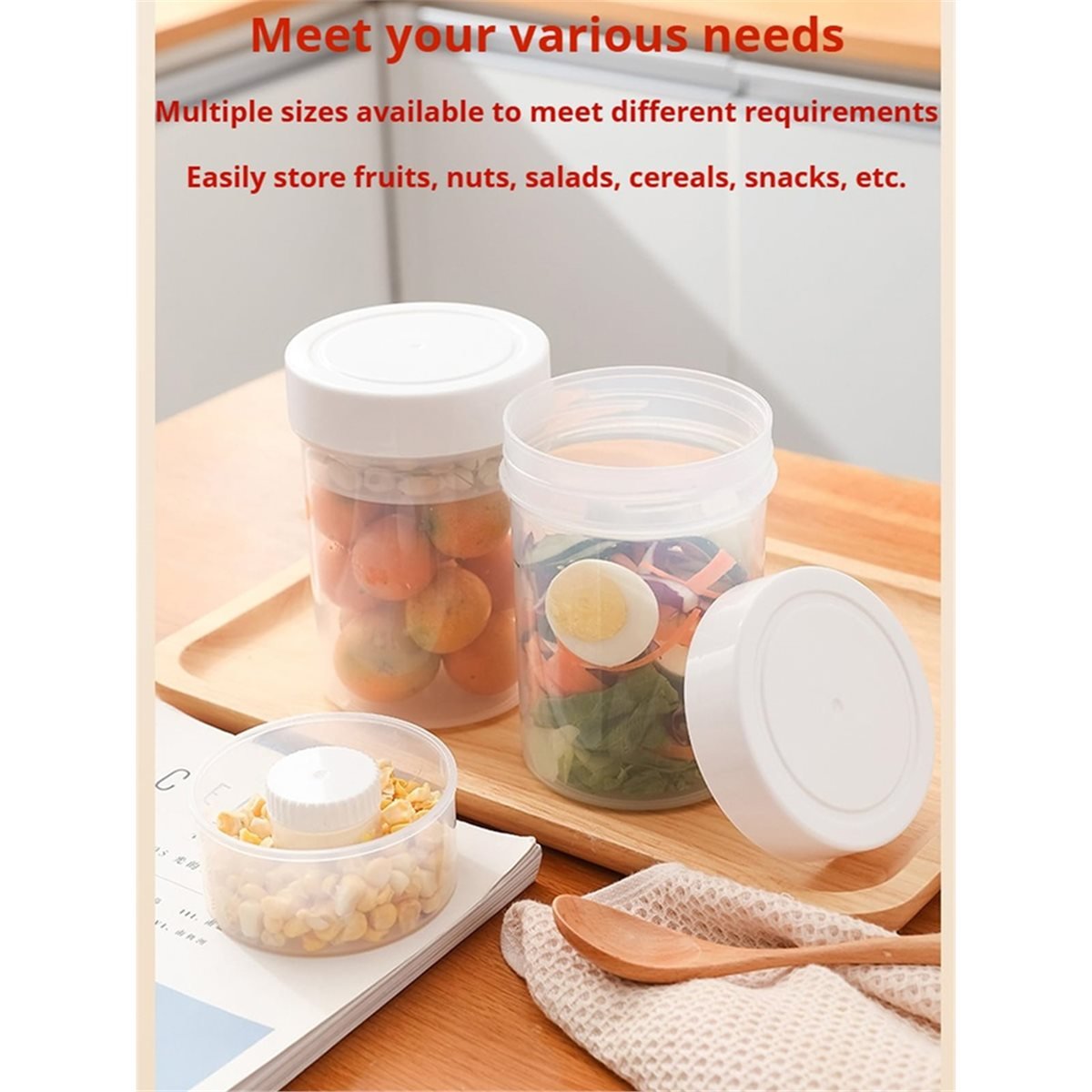 Leakproof Salad Jars - Wet/Dry - Meal Prep Jar Salad 评论和价格
