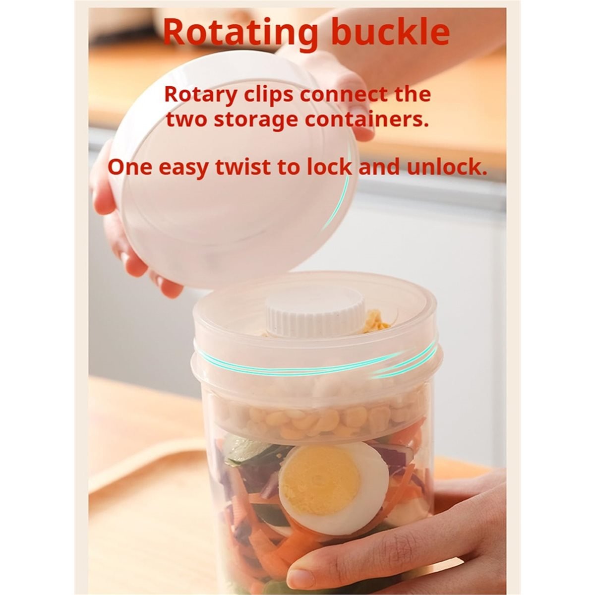 Leakproof Salad Jars - Wet/Dry - Meal Prep Jar Salad 评论和价格