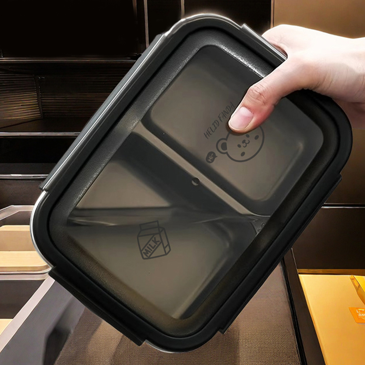 WORTHBUY 2/3 Grids 304 Stainle - Meal Prep Lunch Boxes 评论和价格
