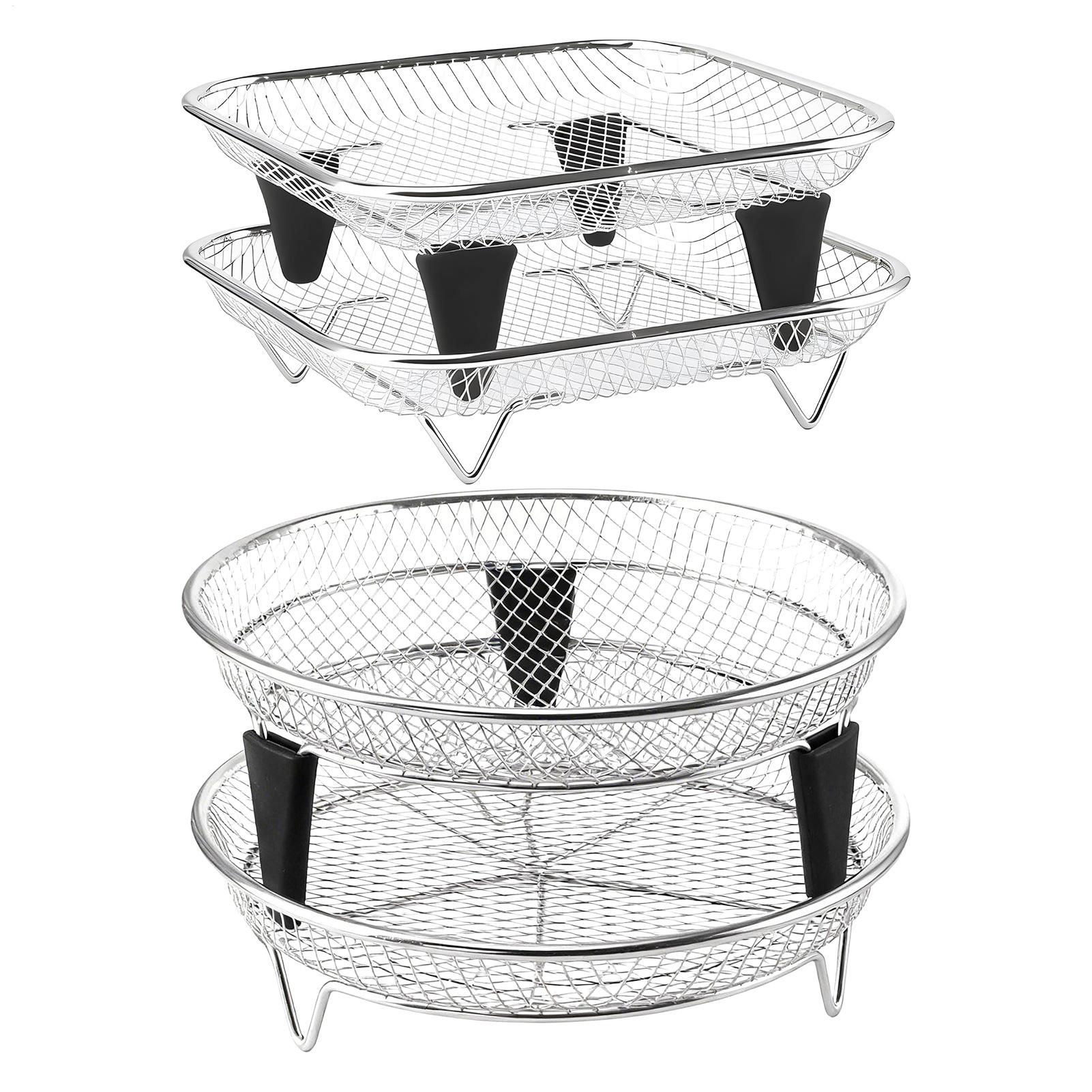 Air Fryer Basket Stainless Ste - Meal Prep List 评论和价格