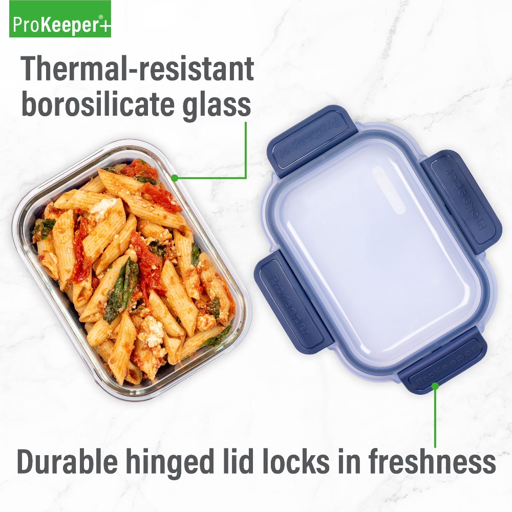 2.8 Cup Glass Food Storage Con - Meal Prep Lunch Boxes 评论和价格