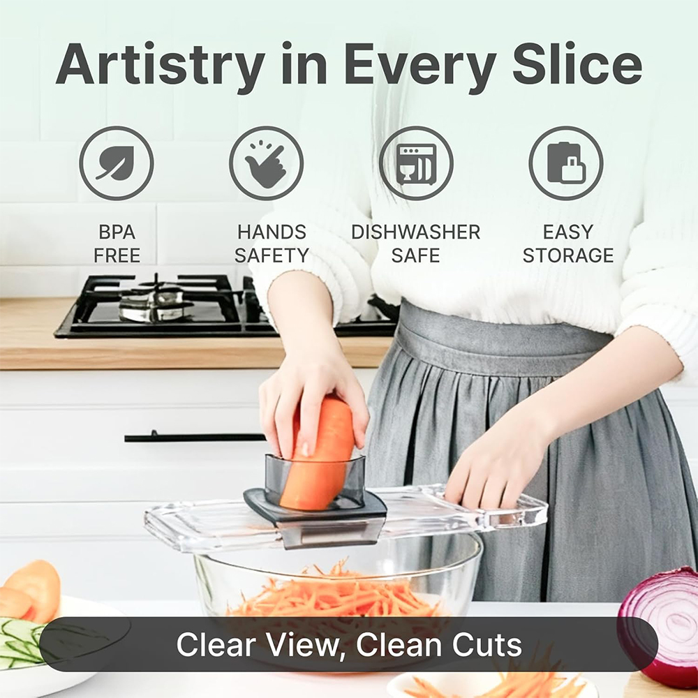 LMETJMA 6 in 1 Multifunctional - Mandoline Slicer Guard 评论和价格