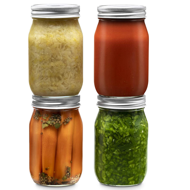 Regular Mouth Mason Jars and L - Meal Prep Jar Salad 评论和价格