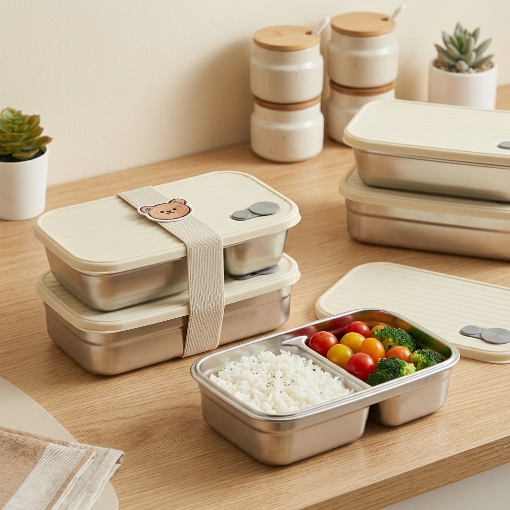 Stainless Steel Bento Box Meta - Meal Prep Lunch Boxes 评论和价格