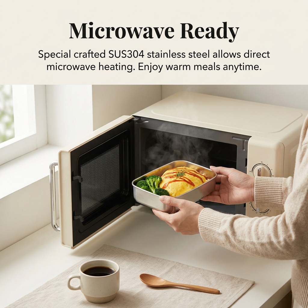 Stainless Steel Bento Box Meta - Meal Prep Lunch Boxes 评论和价格