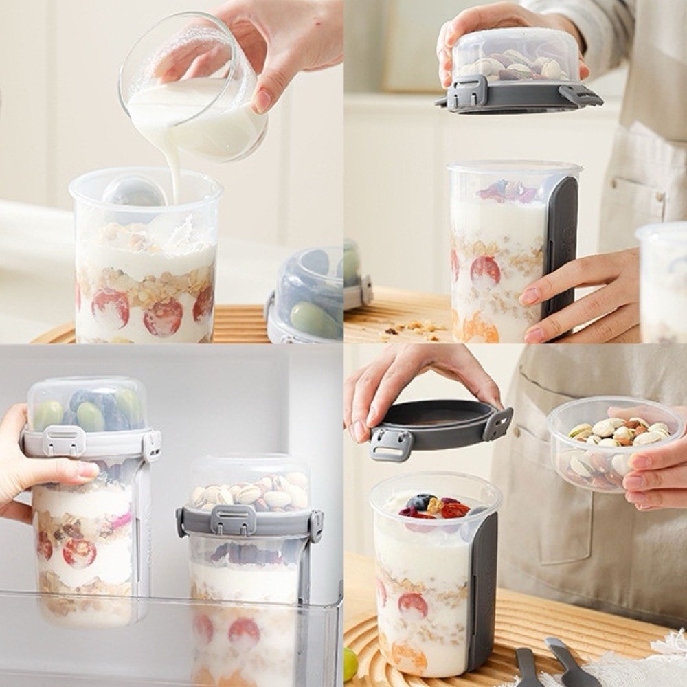 800-1000ml Yogurt Parfait Cups - Meal Prep Yogurt 评论和价格