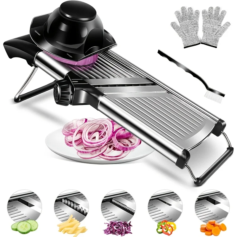 Stainless Steel Mandoline Slic - Mandoline Slicer Guard 评论和价格