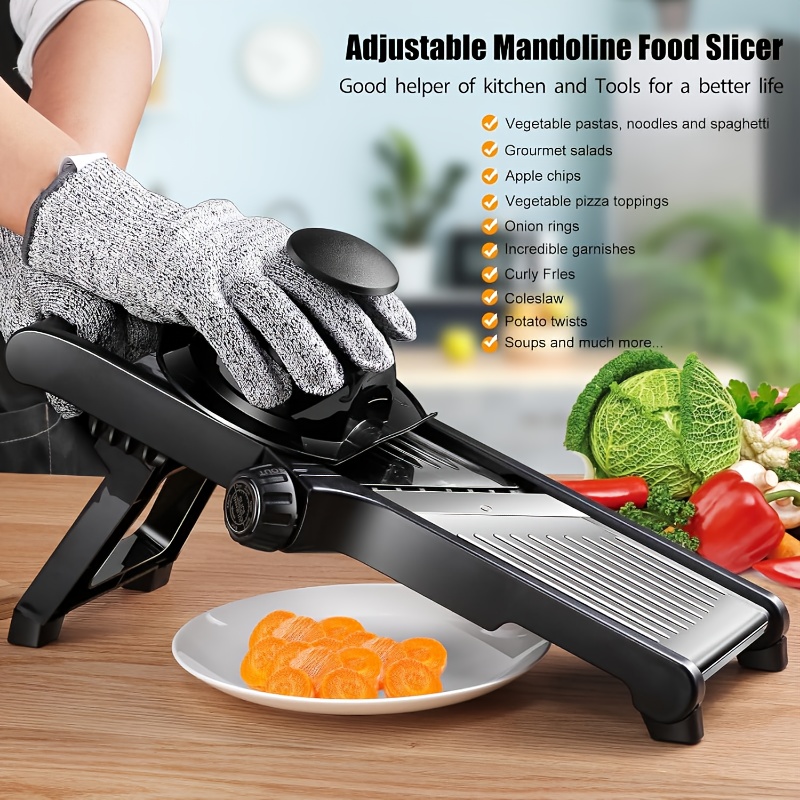 Stainless Steel Mandoline Slic - Mandoline Slicer Guard 评论和价格