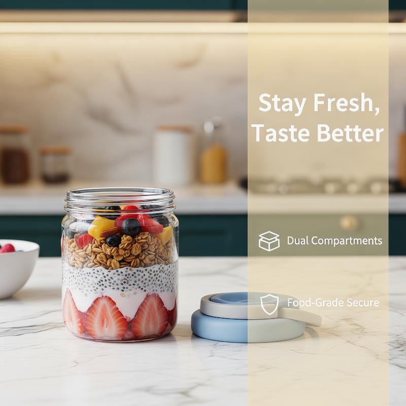 [E] Breakfast Cup Portable Oat - Meal Prep Yogurt 评论和价格