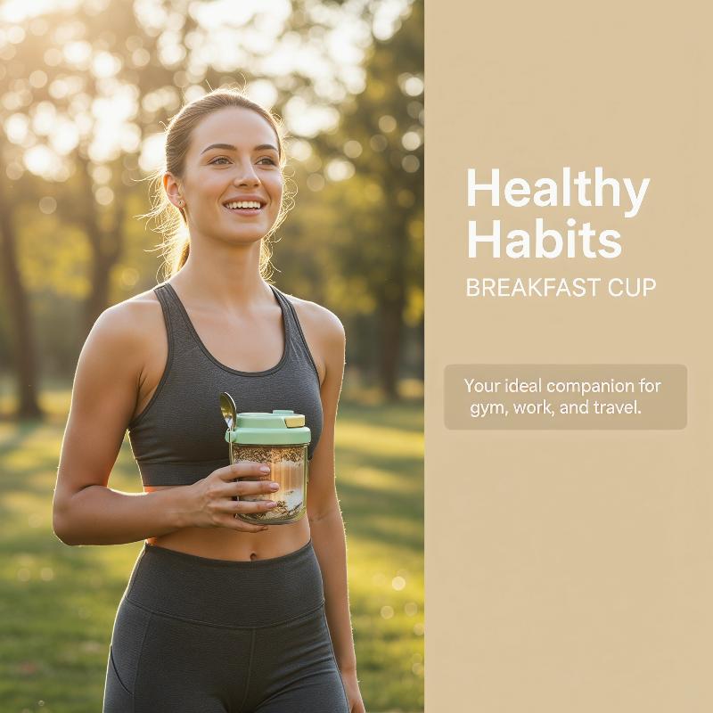 [E] Breakfast Cup Portable Oat - Meal Prep Yogurt 评论和价格
