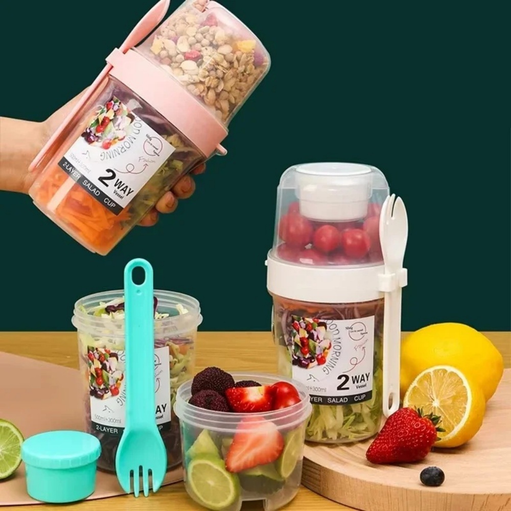 Portable Salad Cup Breakfast C - Meal Prep Yogurt 评论和价格