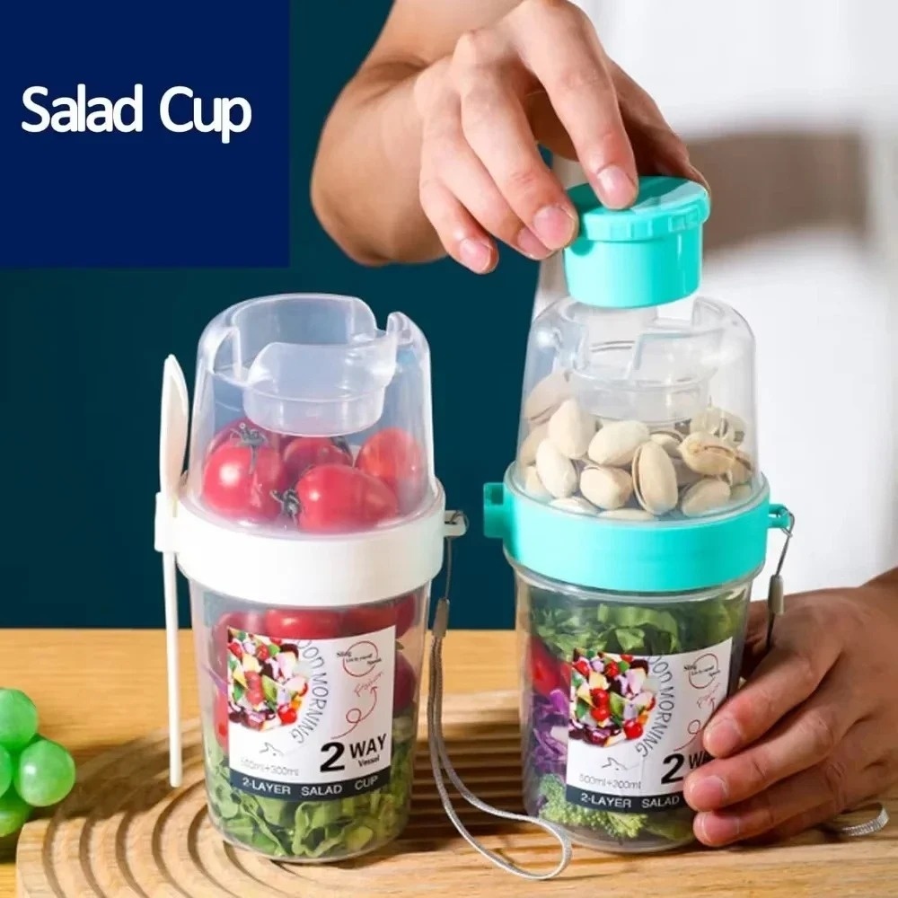 Portable Salad Cup Breakfast C - Meal Prep Yogurt 评论和价格