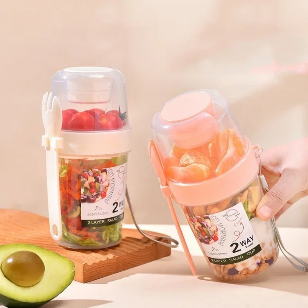 Portable Salad Cup Breakfast C - Meal Prep Yogurt 评论和价格