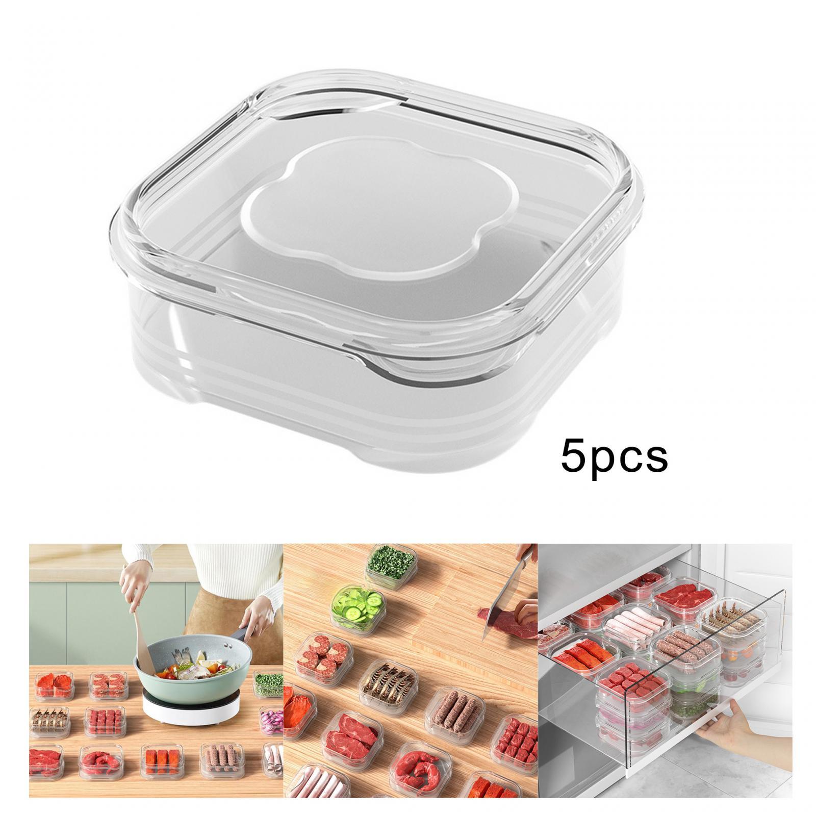 5x Food Containers for Refrige - Meal Prep Seafood 评论和价格