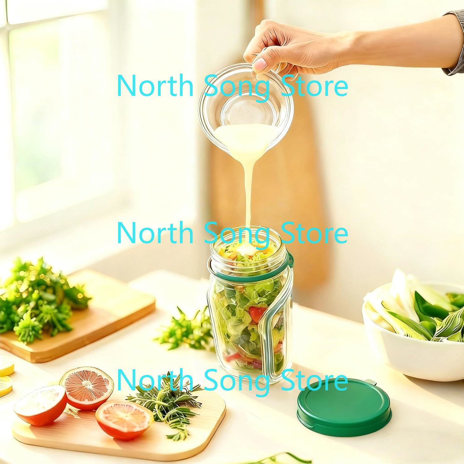 2026 NewSide-Opening Salad Mas - Meal Prep Jar Salad 评论和价格