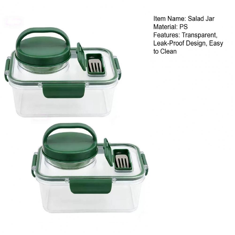 Leak-proof Salad Box 2-pack Sa - Meal Prep Jar Salad 评论和价格
