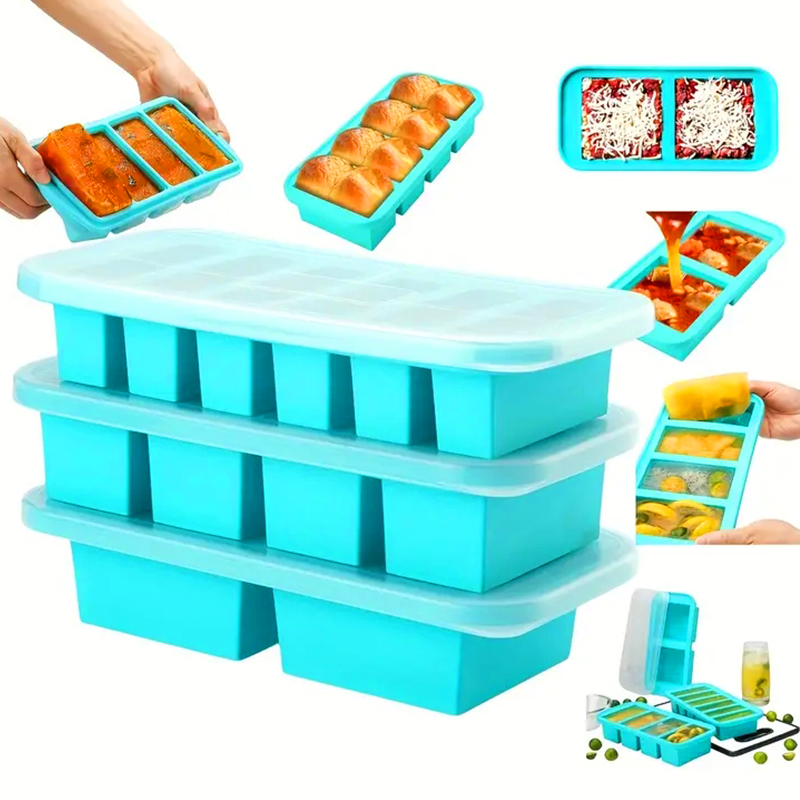 2 or 3-piece Silicone Freezer  - Meal Prep List 评论和价格