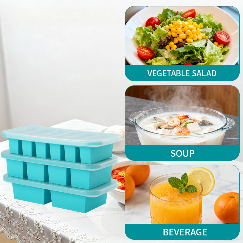 2 or 3-piece Silicone Freezer  - Meal Prep List 评论和价格