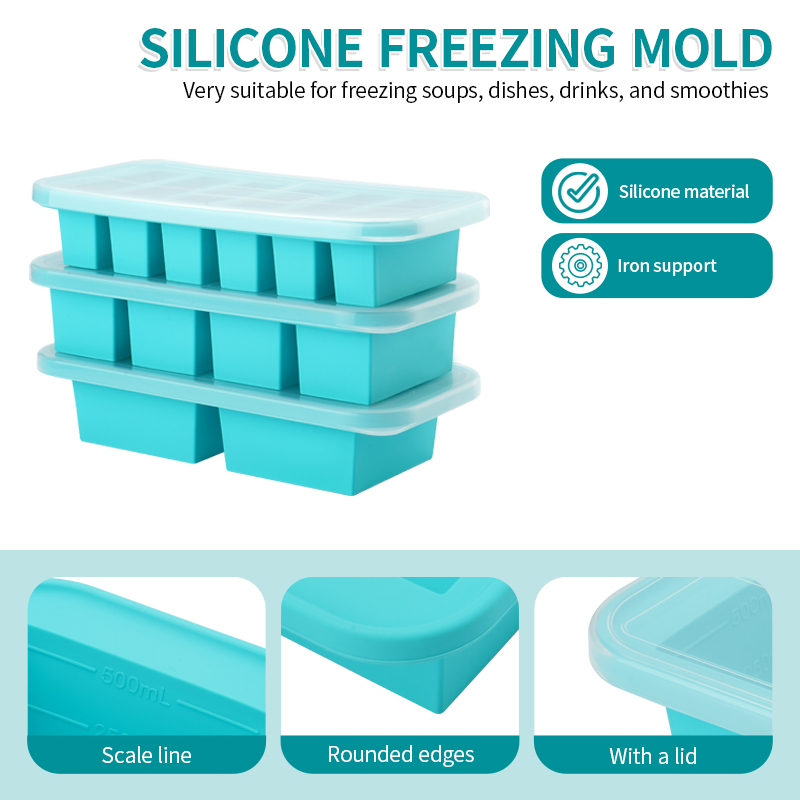 2 or 3-piece Silicone Freezer  - Meal Prep List 评论和价格