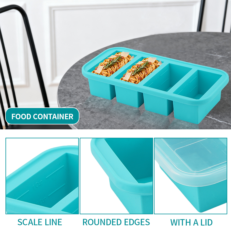 2 or 3-piece Silicone Freezer  - Meal Prep List 评论和价格