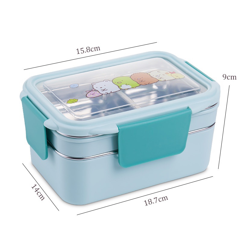With Random Pattern Cartoon Lu - Meal Prep Lunch Boxes 评论和价格