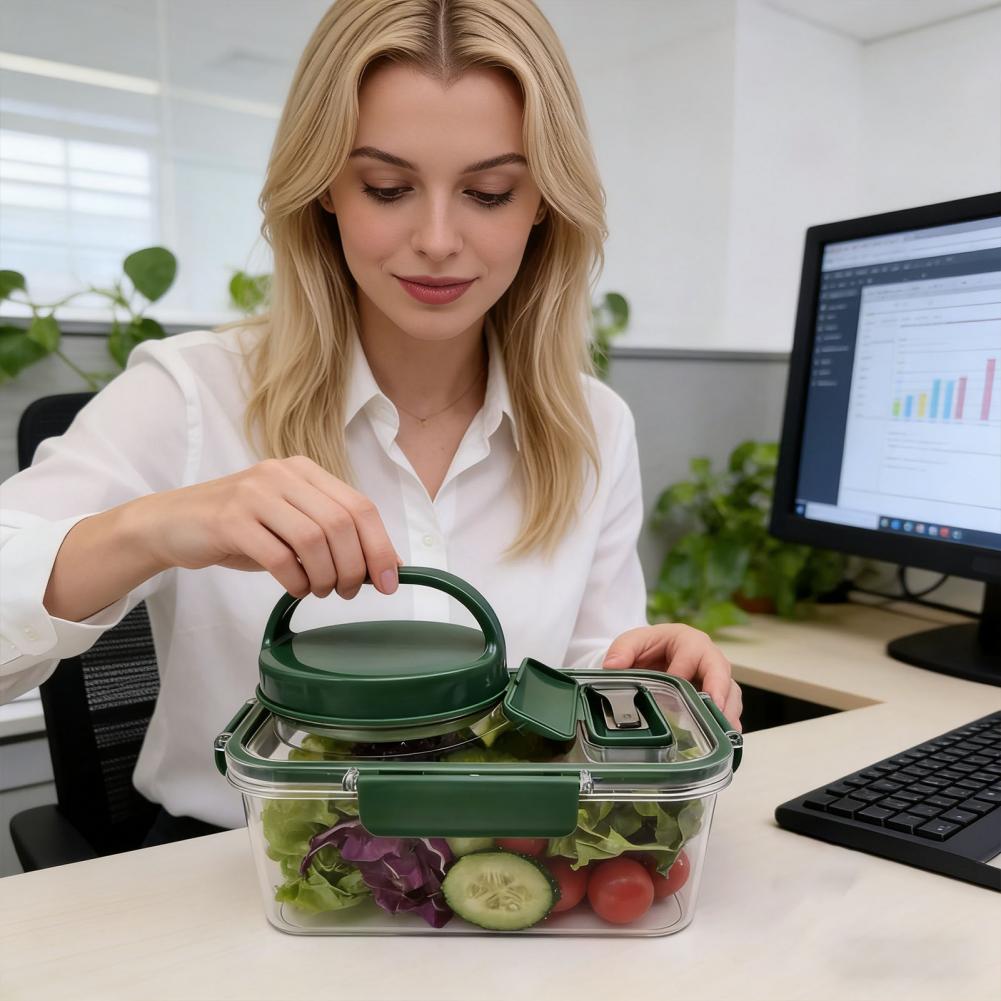 Salad Container with Dressing  - Meal Prep Jar Salad 评论和价格