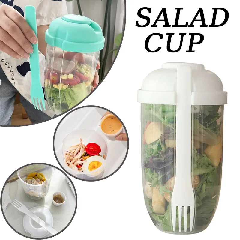 Portable Salad Bowl with Lid a - Meal Prep Yogurt 评论和价格