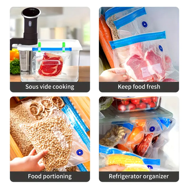 25PCS Reusable Vacuum Sealer B - Meal Prep Seafood 评论和价格