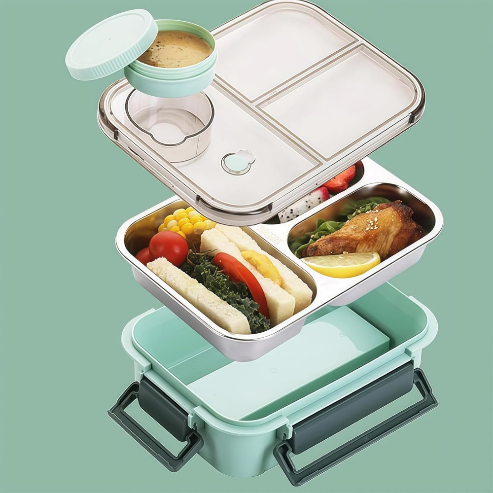 850ml Portable Lunch Boxes for - Meal Prep Lunch Boxes 评论和价格