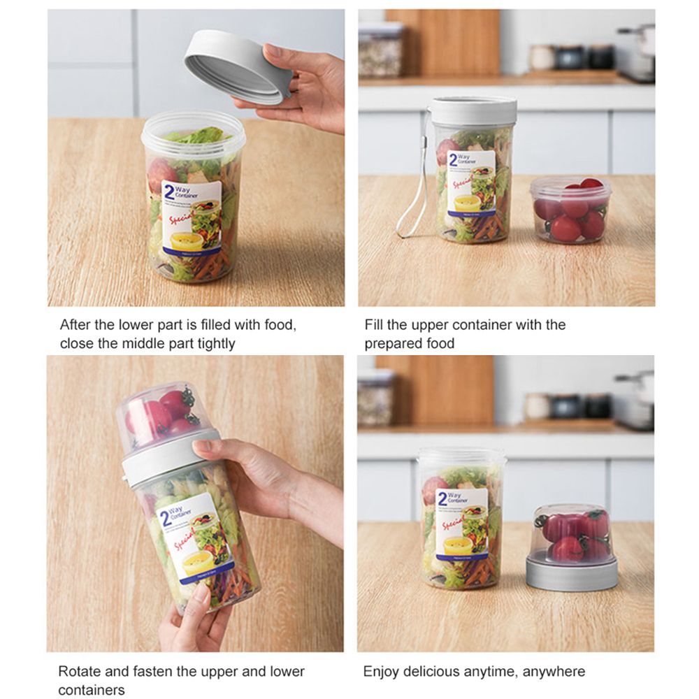 Double-layer Fresh-keeping Box - Meal Prep Yogurt 评论和价格