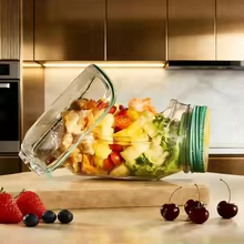 Portable Salad Jar Container w - Meal Prep Jar Salad 评论和价格
