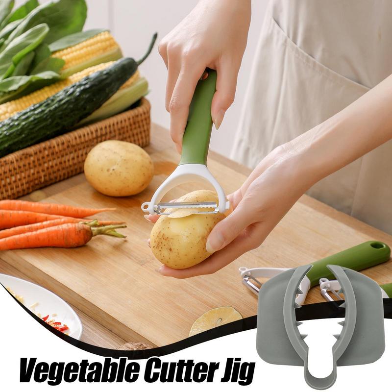 1pcs Vegetable Cutter Jig Safe - Mandoline Slicer Guard 评论和价格