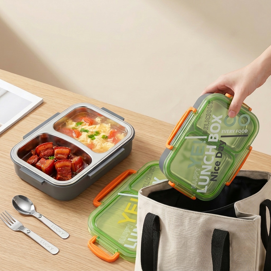 Microwavable 304 Stainless Ste - Meal Prep Lunch Boxes 评论和价格