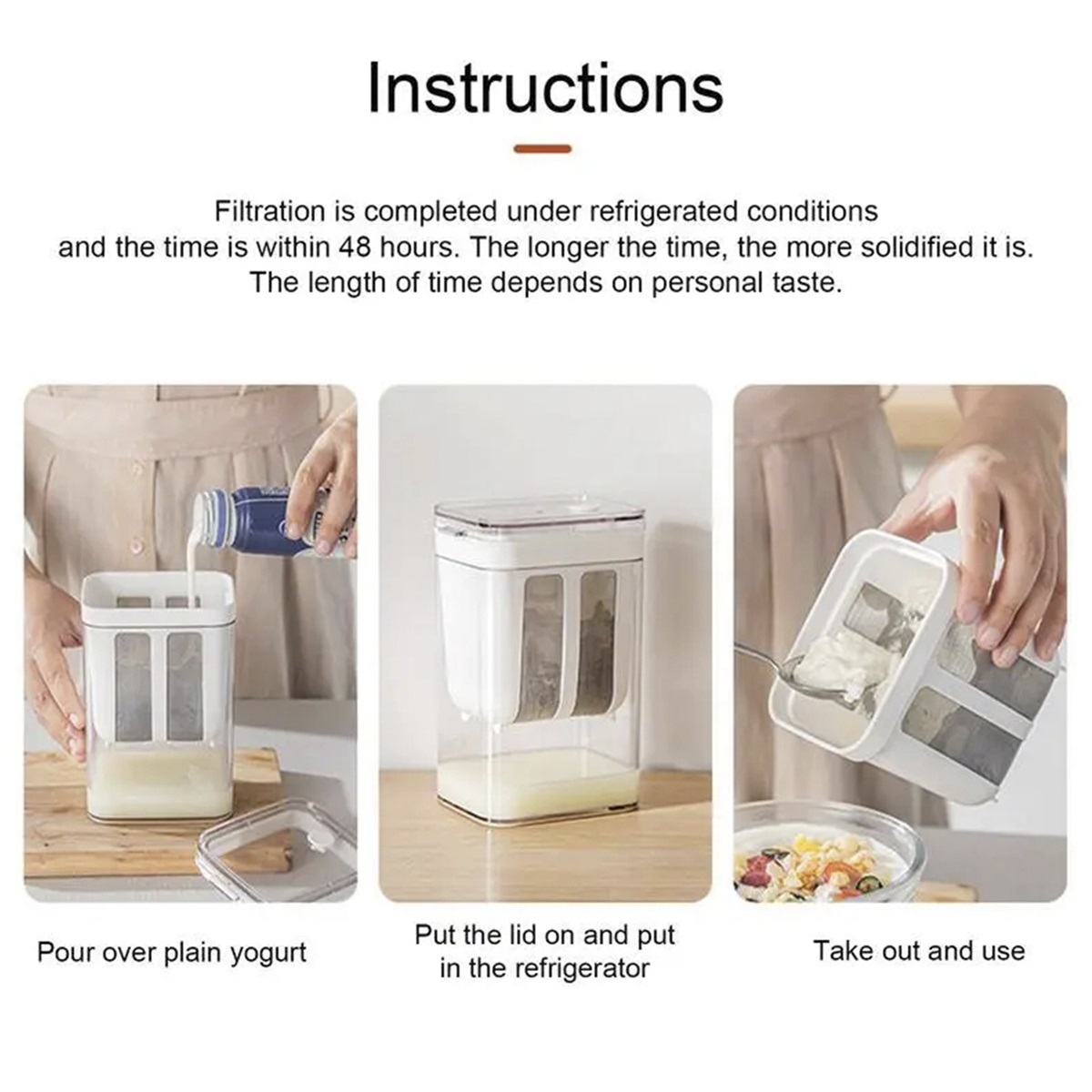 Yogurt Filter Food Strainer 11 - Meal Prep Yogurt 评论和价格