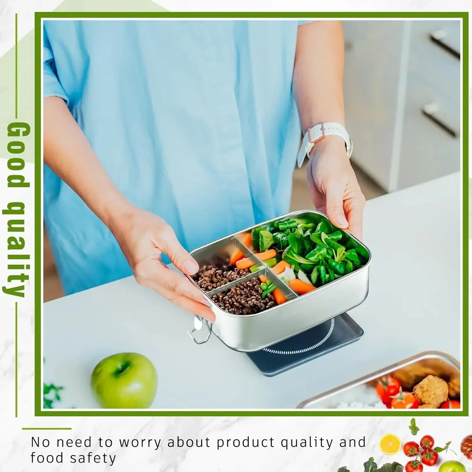 304 Stainless Steel Lunch Box  - Meal Prep Lunch Boxes 评论和价格