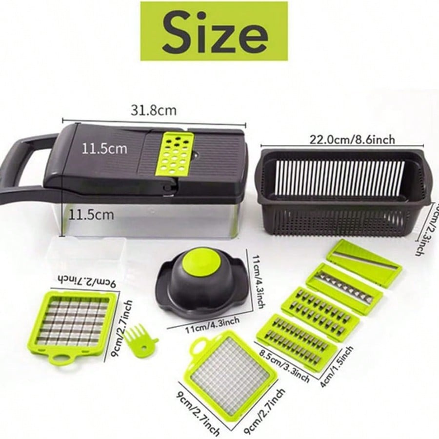 Multifunctional 15-In-1 Food V - Mandoline Slicer Guard 评论和价格