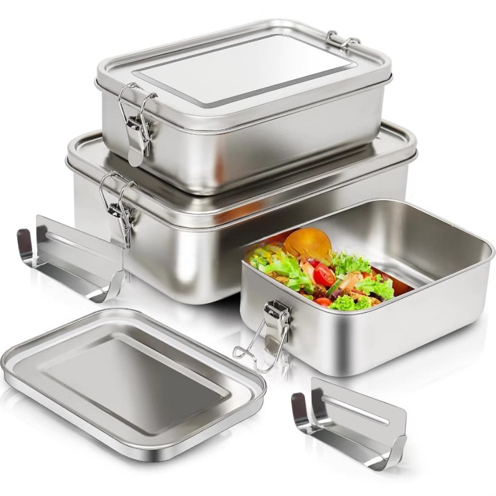 Stainless Steel Bento Box Meta - Meal Prep Lunch Boxes 评论和价格